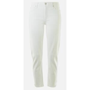 Agolde Toni Mid Rise Chewed Hem Straight Soft Denim Jeans Size 25 in Glowed NWT